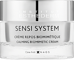 Успокаивающий биомиметический крем для лица - Institut Esthederm Sensi System Calming Biomimetic Cream — фото N1