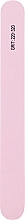 Пилочка для ногтей, 220-320, розовая - Inter-Vion — фото N1