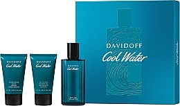 Духи, Парфюмерия, косметика Davidoff Cool Water - Набор (edt/75ml + sh/gel/50ml + ash/balm/50ml)