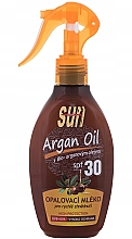 Парфумерія, косметика Лосьйон для засмаги з аргановою олією - Vivaco Sun Argan Bronz Suntan Lotion SPF30