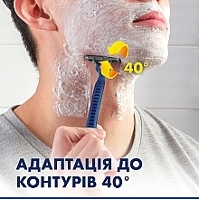 Набор одноразовых станков для бритья, 8шт - Gillette Blue II Maximum — фото N6