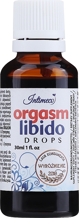 Капли для повышения либидо и оргазма - Intimeco Orgasm Libido Drops — фото N1
