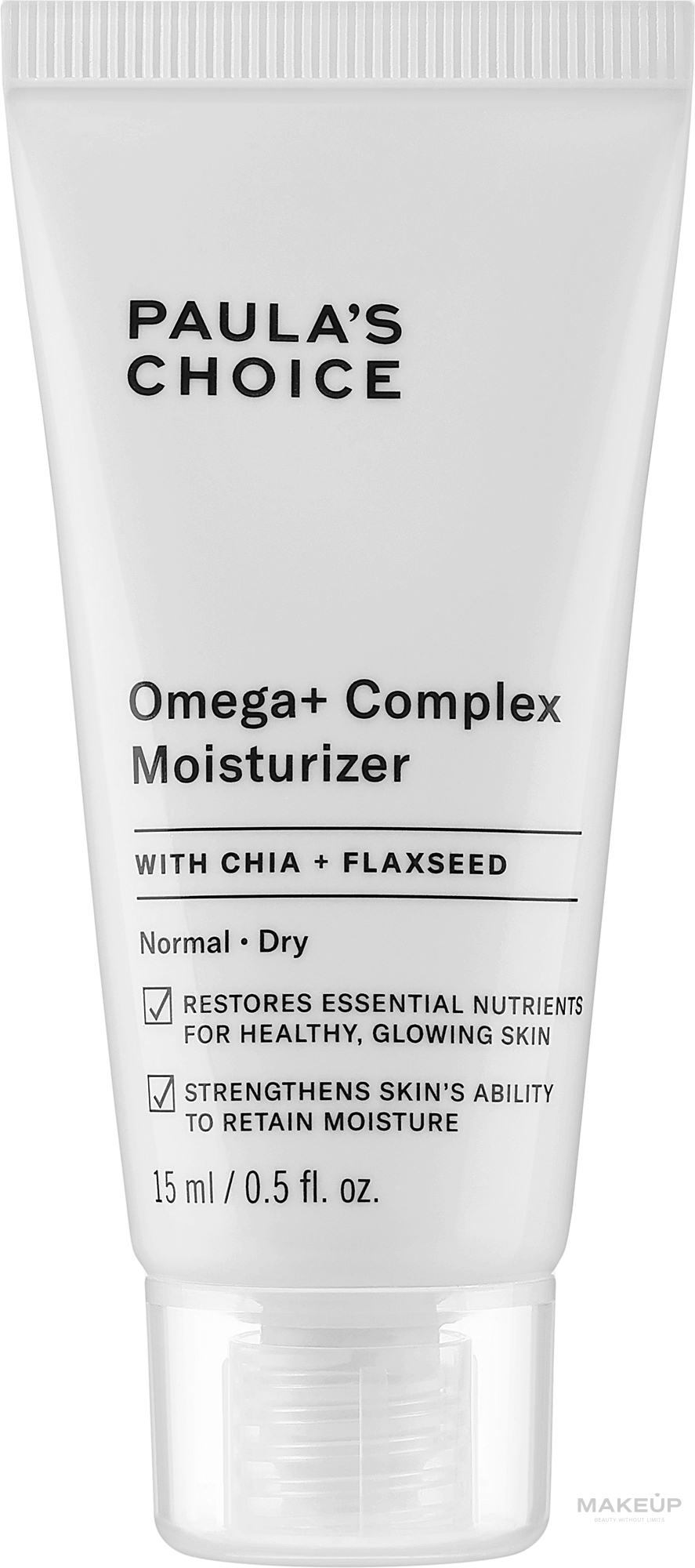 Питательный крем с комплексом кислот для лица - Paula's Choice Omega+ Complex Moisturizer Travel Size — фото 15ml