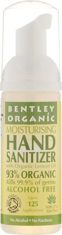 Антибактериальное средство для рук c органическим маслом лимона - Bentley Organic Moisturising Hand Sanitizer — фото N1