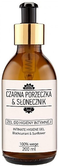 Гель для интимной гигиены - Nova Kosmetyki Czarna porzeczka & Słonecznik — фото N1
