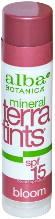 Солнцезащитный бальзам для губ - Alba Botanica Mineral Terra Tints Bloom SPF 15