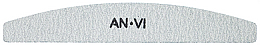 Парфумерія, косметика Пилочка для нігтів, сіра, напівкругла, 80/80 - ANVI Professional