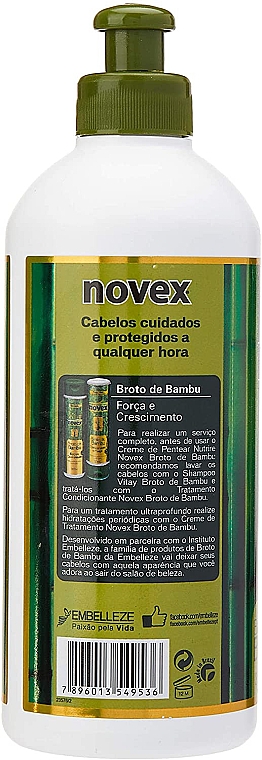 Несмываемый кондиционер для волос - Novex Bamboo Sprout Leave-In Conditioner — фото N2