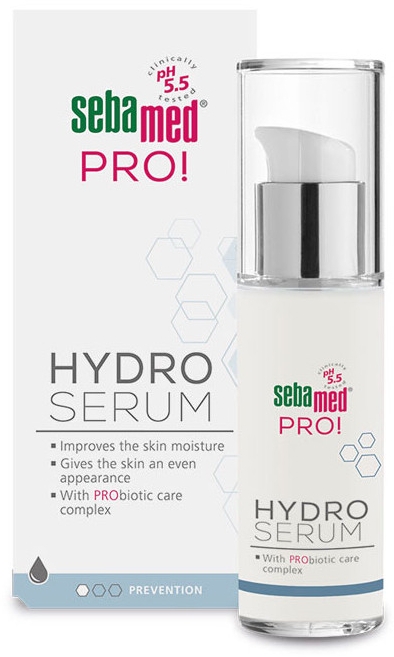 Зволожувальна сироватка для обличчя з пробіотиками - Sebamed PRO! Hydro Serum — фото N1