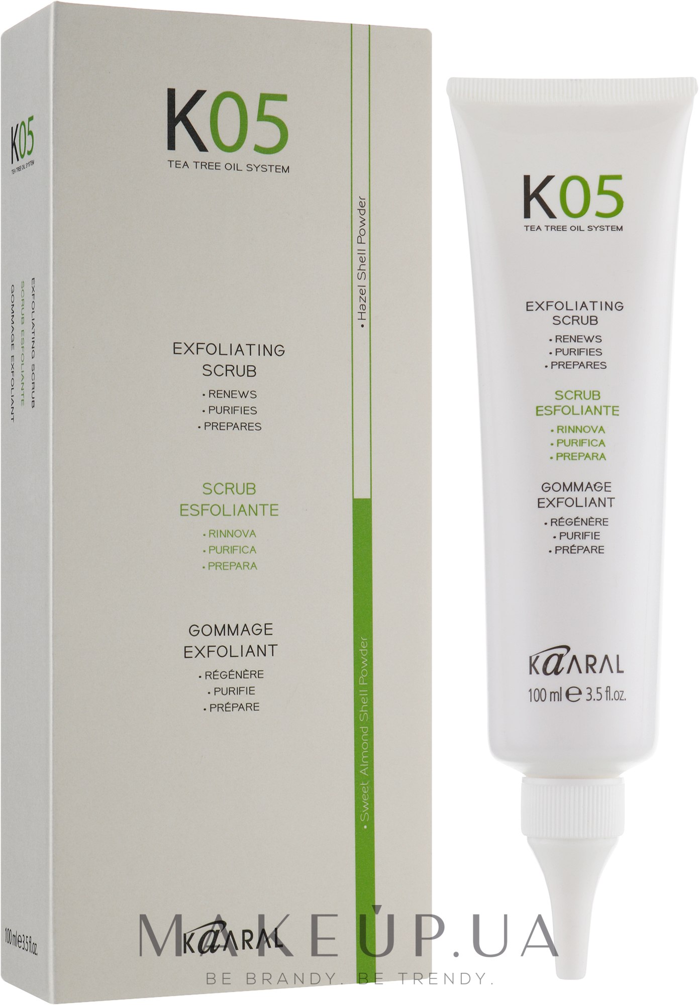 Відлущувальний скраб для шкіри голови і волосся  - Kaaral K05 Exfoliating Scrub — фото 100ml