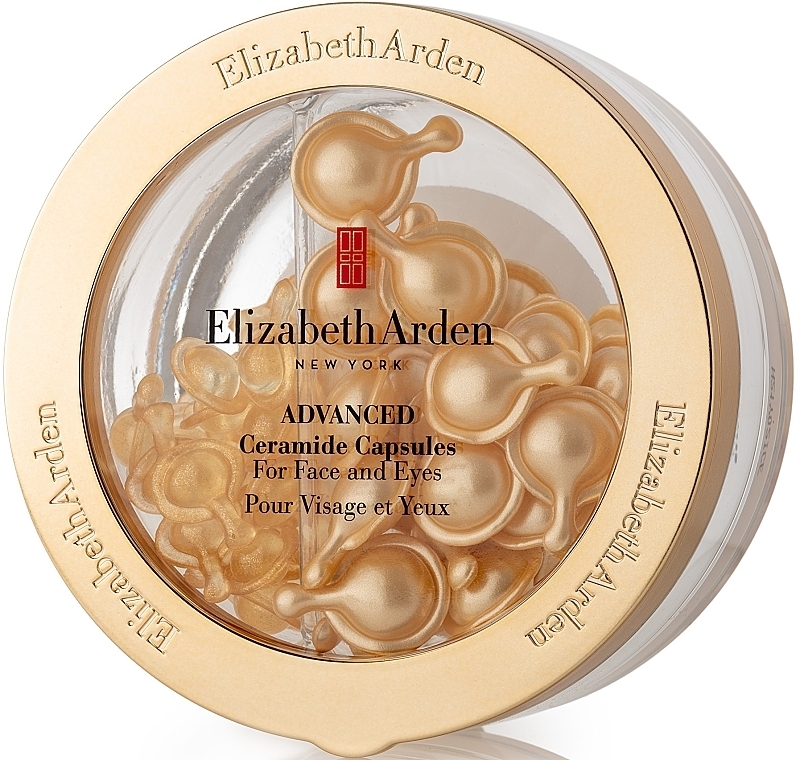 Набор - Elizabeth Arden Advanced Ceramide Face & Eye Capsules (serum/2x30pc) — фото N2