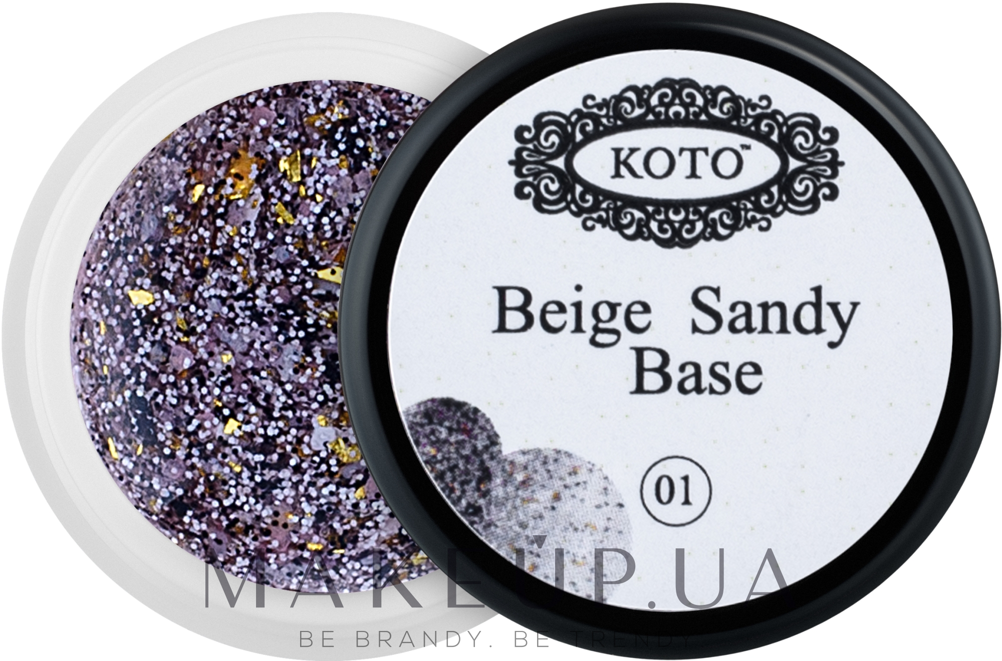 Базовое покрытие для ногтей - Koto Beige Sandy Base — фото 01