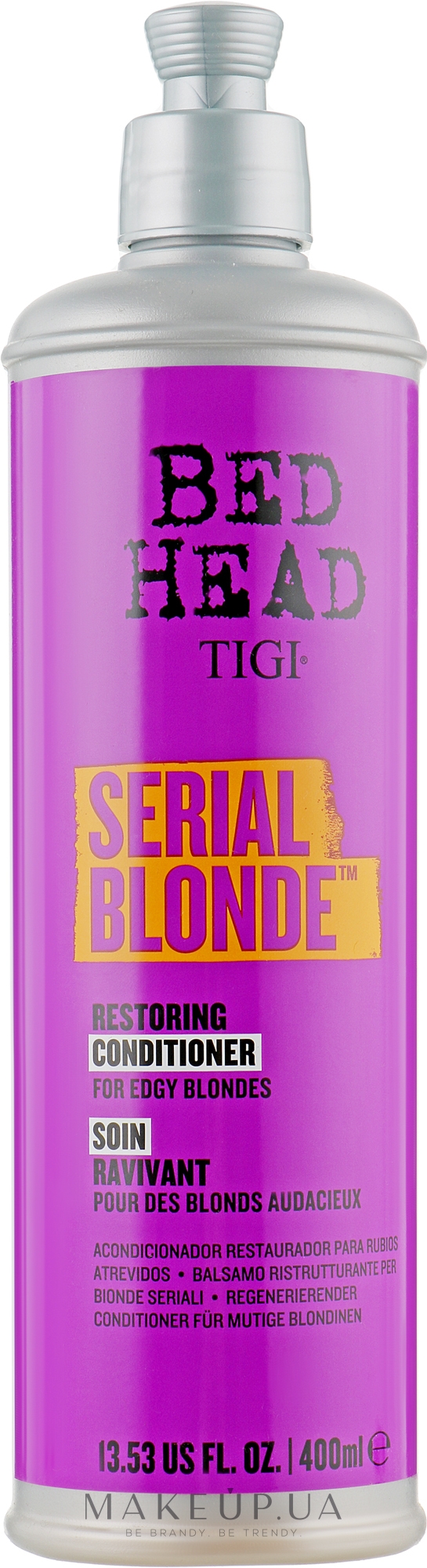 Кондиционер восстанавливающий для блондинок - Tigi Bed Head Serial Blonde Conditioner — фото 400ml