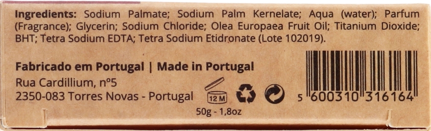 Натуральне мило "Червоні фрукти" - Essencias De Portugal Senses Aromatic Red Fruits Soap With Olive Oil — фото N3