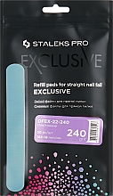 Набор сменных файлов для пилки прямой Exclusive 22, 240 грит - Staleks Pro Exclusive — фото N1