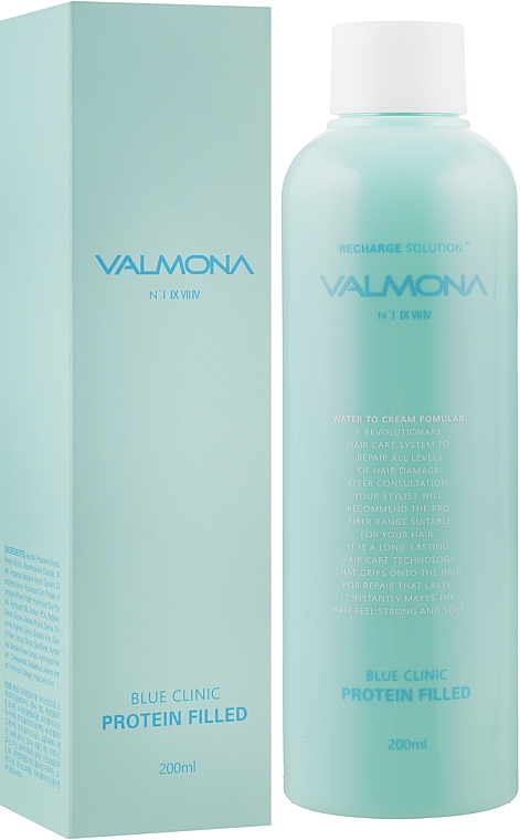 Маска для волос "Увлажнение" - Valmona Blue Clinic Protein Filled
