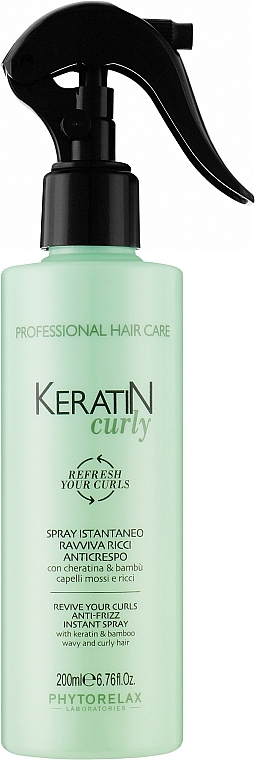 Спрей для хвилястого і кучерявого волосся - Phytorelax Laboratories Keratin Curly Detangling Hair Spray For Wavy And Curly Hair