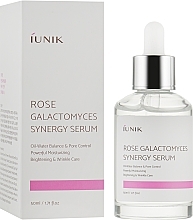 УЦЕНКА Сыворотка с розой и галактомисисом - iUNIK Rose Galactomyces Synergy Serum * — фото N3