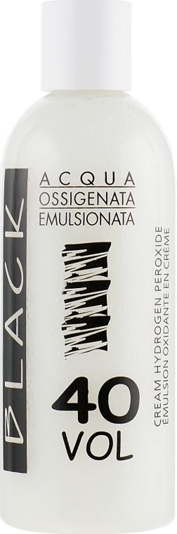 Емульсійний окислювач 40 Vol. 12 % - Black Professional Line Cream Hydrogen Peroxide — фото N1