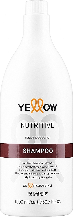 Живильний шампунь для волосся - Alfaparf Yellow Nutritive Shampoo — фото N3