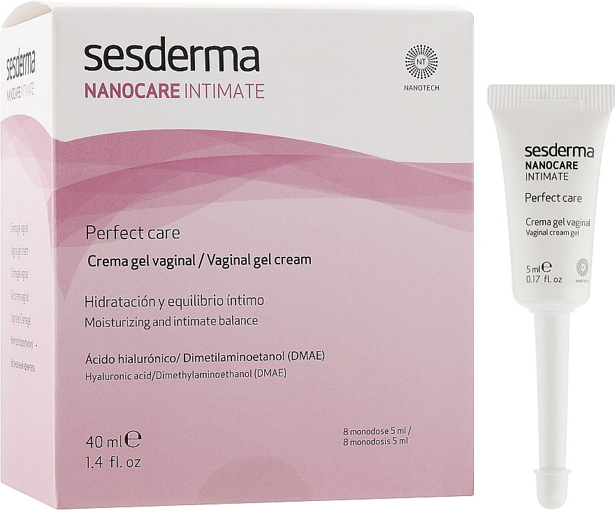 Гель для интимных участков тела - SesDerma Laboratories Nanocare Intimate Revitalizing — фото N1