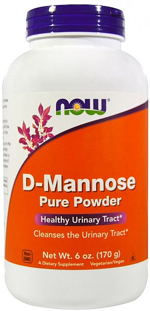 Натуральна добавка, порошок, 170 г - Now Foods D-Mannose — фото N1