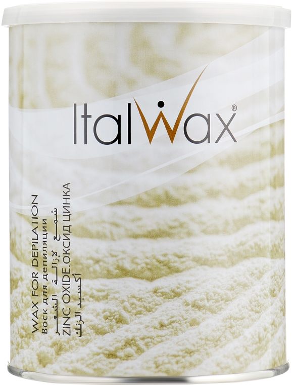 Теплий віск для депіляції у банці "Цинк", ItalWax - ItalWax — фото N3