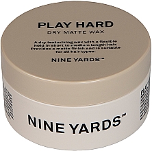 Парфумерія, косметика Суха матувальна паста для волосся - Nine Yards Play Hard Dry Matte Paste