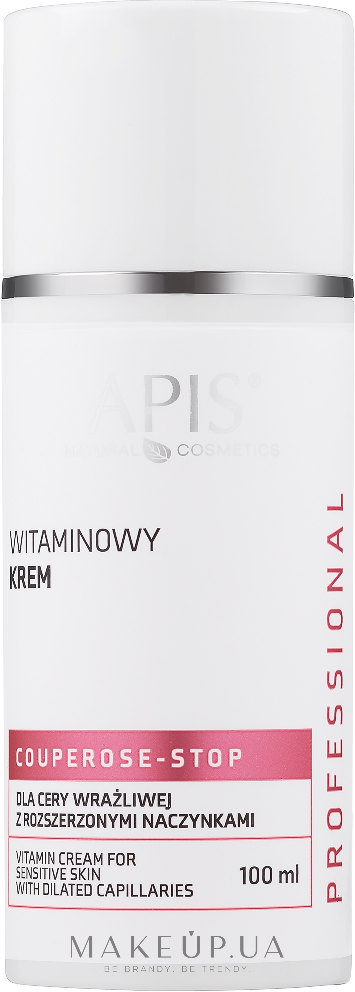 Вітамінний крем для чутливої шкіри з розширеними капілярами - APIS Professional Couperose-Stop Vitamin Cream — фото 100ml