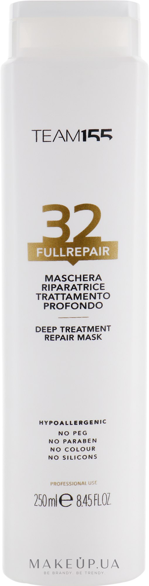 Маска для глибокого відновлення волосся - Team 155 Fullrepair 32 Mask — фото 250ml