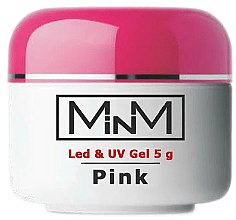 Гель прозрачный - M-in-M LED Pink — фото N1