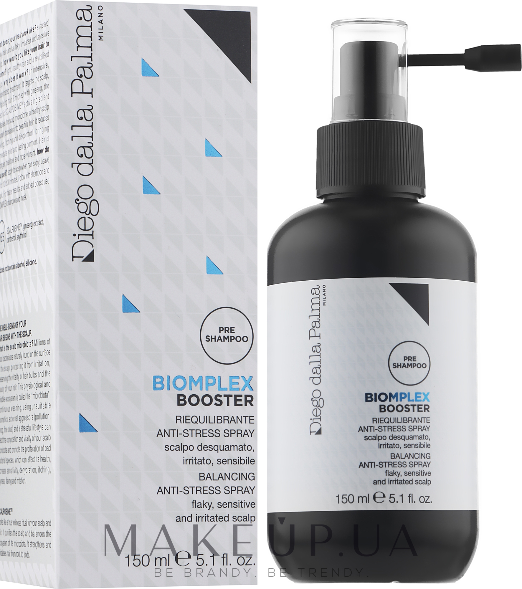 Антистрессовый спрей для волос - Diego Dalla Palma Biomplex Booster Riequilibrante Anti-Stress Spray — фото 150ml