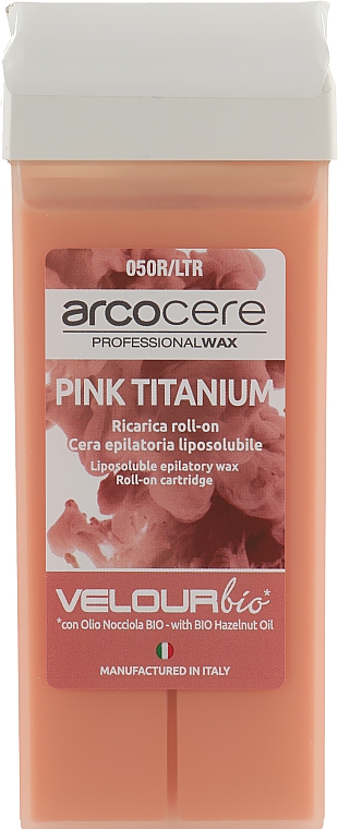 Воск для депиляции - Arcocere Azulene Wax Pink Titanium — фото N1