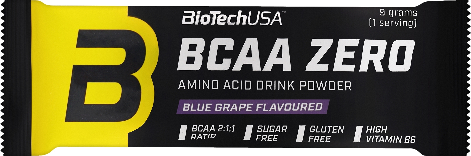 Комплекс амінокислот у порошку "Синій виноград" - BioTechUSA EAA Zero Blue Grap Essential Amino Acid Drink Powder — фото 9g