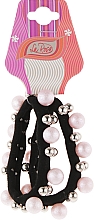 Духи, Парфюмерия, косметика Резинка для волос, HA-1165, розовая - La Rosa