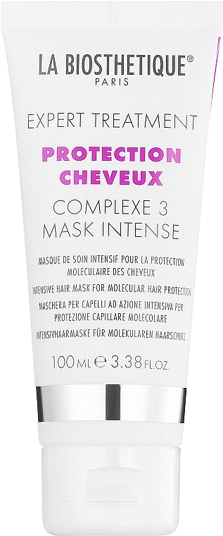 Маска для волос интенсивного действия - La Biosthetique Protection Cheveux Complexe 3 Mask Intense — фото N2
