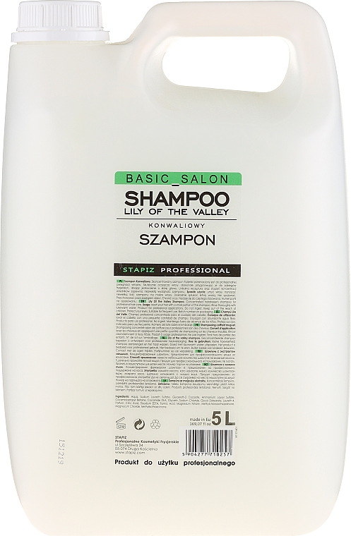 Шампунь для волосся "Конвалія" - Stapiz Basic Salon Shampoo Lily Of The Valley — фото N3