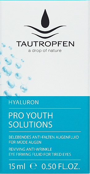 Гіалуроновий флюїд для шкіри навколо очей - Tautropfen Hyaluron Pro Youth Solutions — фото N1