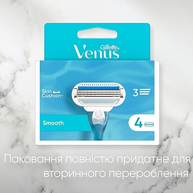 Сменные кассеты для бритья, 2 шт. - Gillette Venus — фото N7