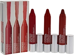 Духи, Парфюмерия, косметика Набор - Clinique Chubby Stick Moisturizing Lip Colour Balm Trio Pack (lip/balm/3x3g)