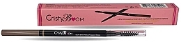 Водостійкий олівець для брів - Cristyboom Cosmetics Microblanding Effect Waterproof Eyebrow Pencil — фото N1