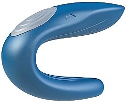 Парфумерія, косметика Вібратор для пар, синій - Satisfyer Partner Whale