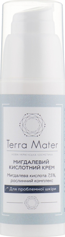 Мигдалевий кислотний крем для обличчя - Terra Mater Almond Acid Face Cream — фото N2