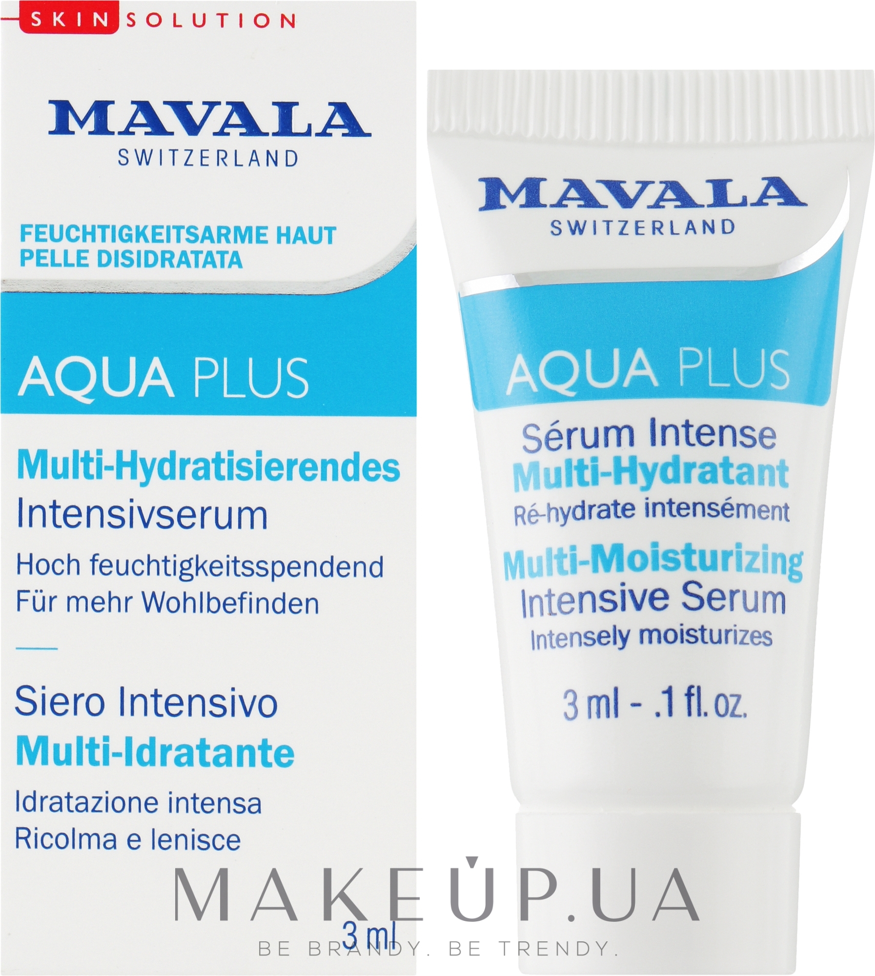 Активно зволожувальна сироватка - Mavala Aqua Plus Multi-Moisturizing Intensive Serum (пробник) — фото 3ml