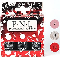 Парфумерія, косметика Набір лаків для нігтів - PNL Professional Nail Line Gel (nail/3x7ml)