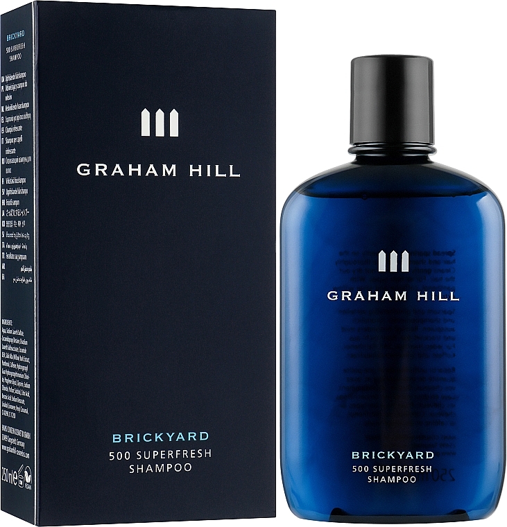 УЦІНКА Шампунь для щоденного миття волосся - Graham Hill Brickyard 500 Superfresh Shampoo * — фото N4