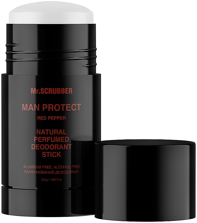 Парфумований дезодорант "Червоний перець" - Mr.Scrubber Man Protect Red Pepper Natural Perfumed Deodorant Stick  — фото N2