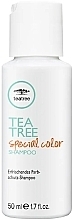 Духи, Парфюмерия, косметика Бодрящий шампунь для окрашенных волос - Paul Mitchell Tea Tree Special Color Shampoo (мини)