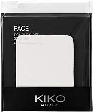 Духи, Парфюмерия, косметика Спонж для жидких тональных средств - Kiko Milano Double Sided Sponge