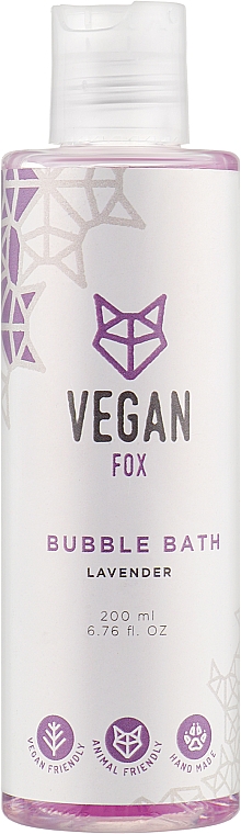 Пена для ванны "Лаванда" - Vegan Fox — фото N1